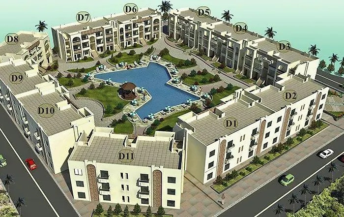 Daire Sunny Lakes One Bedroom Ground Pool, Sharm, Egypt *